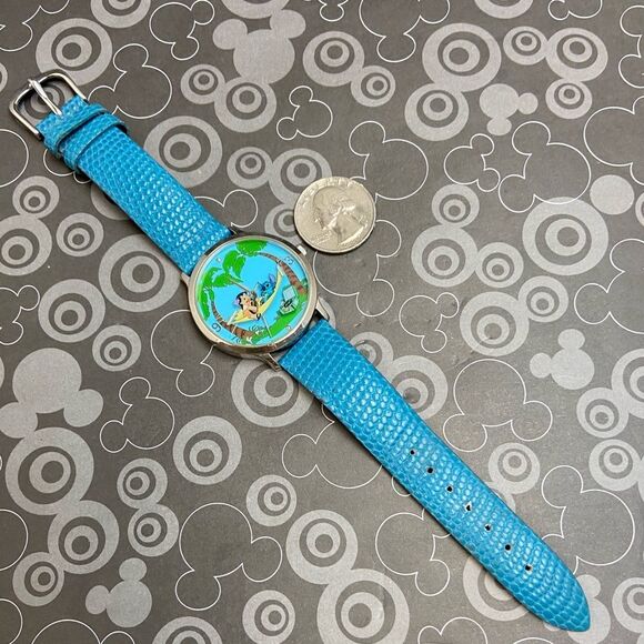 Vintage Disney Time Works LILO & Stitch Unisex 3-D Look Watch - Picture 8 of 15